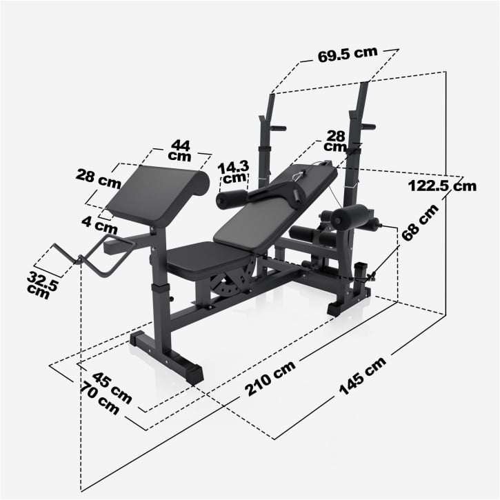 Multigym TRIGRIP - 100kg