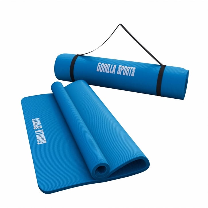 TRÆNINGSMÅTTE DELUXE YOGAMÅTTE - 190X60CM