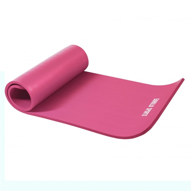 TRÆNINGSMÅTTE DELUXE YOGAMÅTTE - 190X60CM