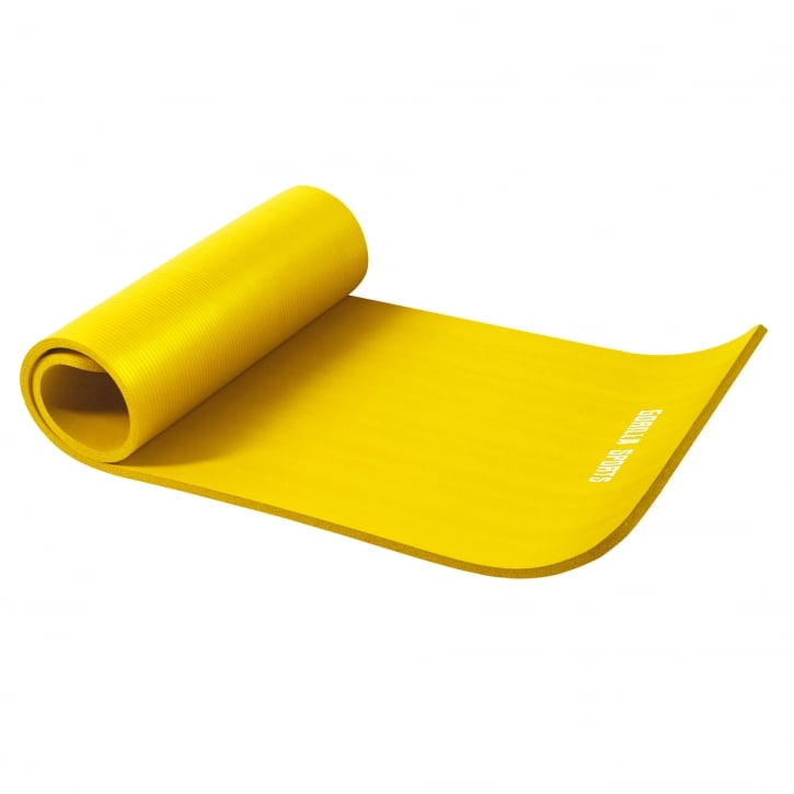 TRÆNINGSMÅTTE DELUXE YOGAMÅTTE - 190X60CM