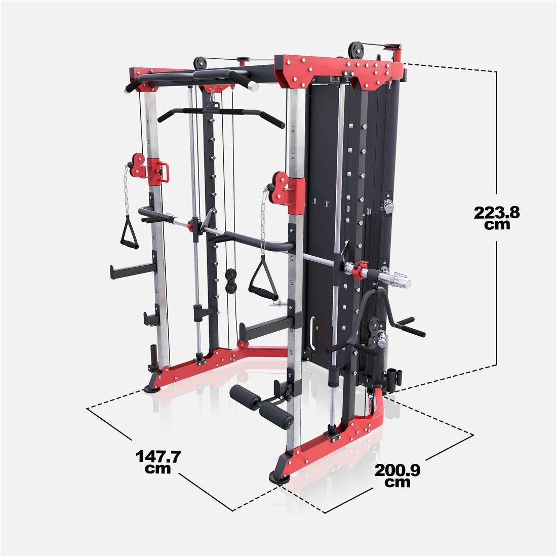 SMITHMASKINE MULTI KABELMASKINE - VÆGTMAGASIN 2X60 KG