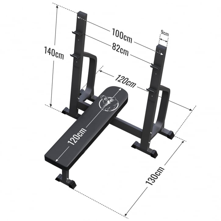 BÆNKPRESPAKKE GS - 130KG