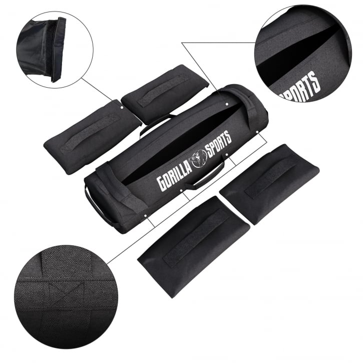 POWERBAG SANDBAG JUSTERBAR - 20KG 30KG