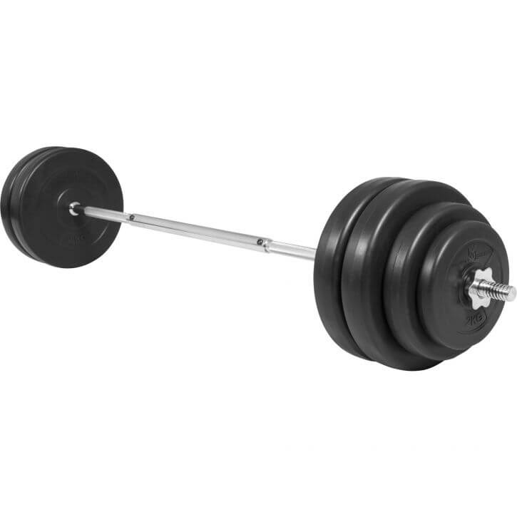 VÆGTSTANGSPAKKE 165 CM - TOTAL 60 KG(25 MM)