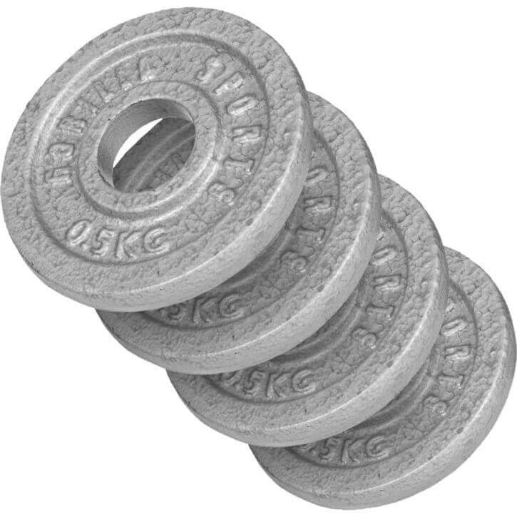 VÆGTSKIVER IRON SILVER - 0,5–30KG