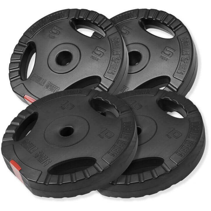 VÆGTSKIVER PRO TRIGRIP - 2X5KG 2X10KG