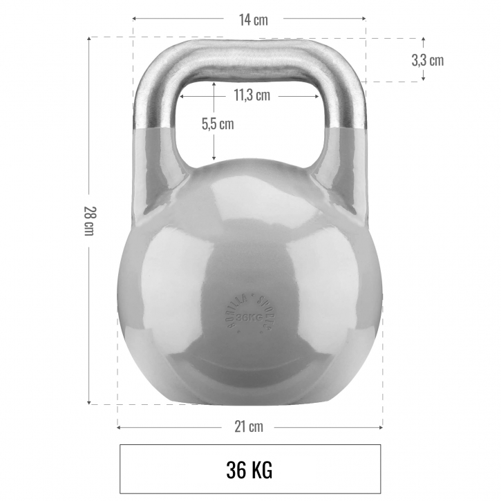 KETTLEBELL KONKURRENCE - 8–40KG