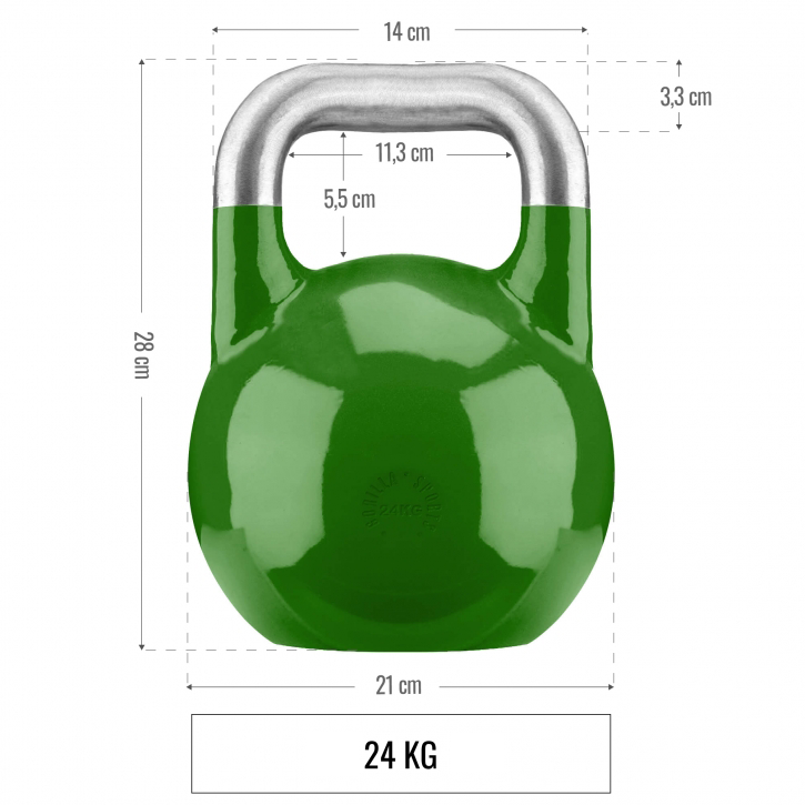 KETTLEBELL KONKURRENCE - 8–40KG