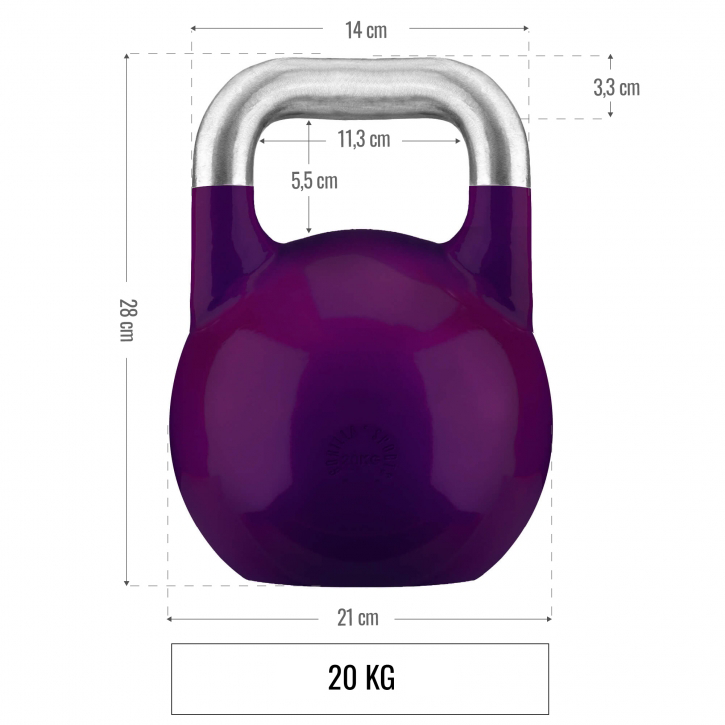 KETTLEBELL KONKURRENCE - 8–40KG