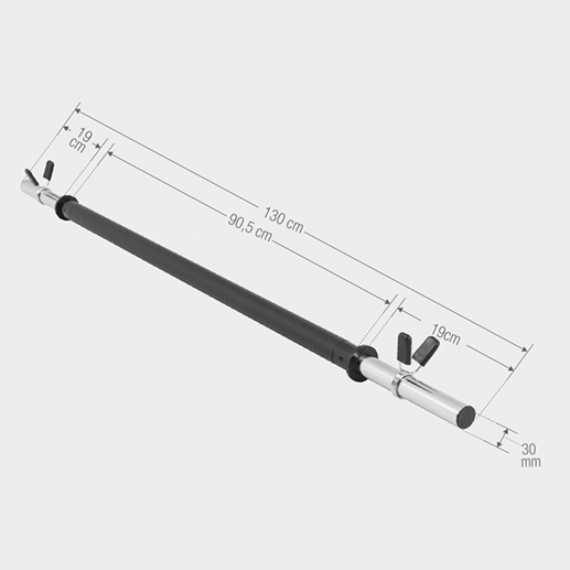 VÆGTSTANG 130CM PRO - 30MM