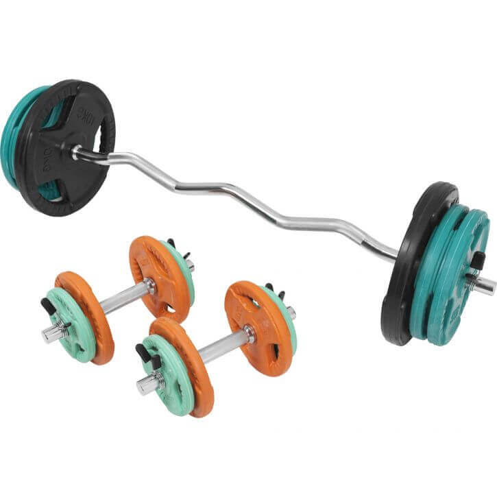 CURLSTANG HÅNDVÆGTE TRIGRIP F - 70KG