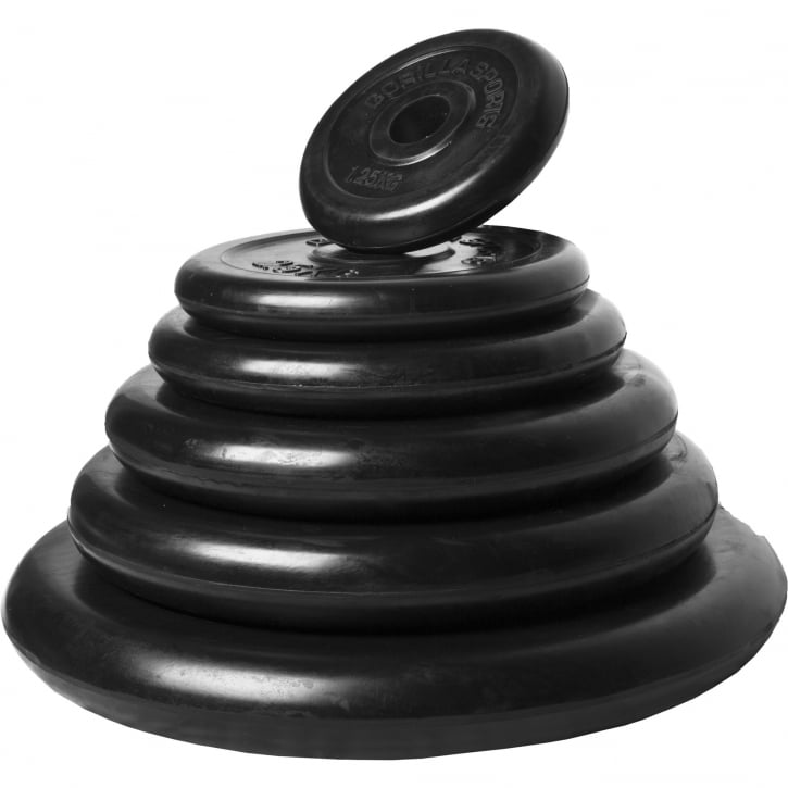 CURLSTANG HÅNDVÆGTE GUMMI - 70KG